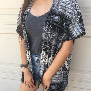 Tribal Patterned Kimono